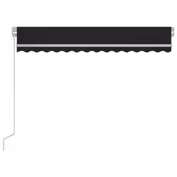 vidaXL Tenda da Sole Retrattile Manuale con LED 300x250 cm Antracite - Vista aggiuntiva 3