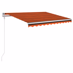 Tendada Sole Retrattile Automatica 300x250cm Arancione Marronecod mxl 72633 - Vista aggiuntiva 2