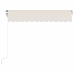 vidaXL Tenda da Sole Retrattile Automatica 350x250 cm Crema - Vista aggiuntiva 3