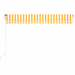 TendaAutomatica con Sensore Vento LED 450x300 cm Gialla Biancacod mxl 120559 - Vista aggiuntiva 3