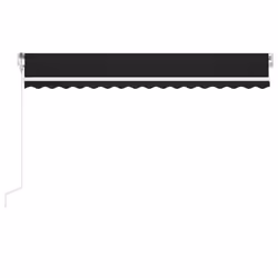 TendaAutomatica con Sensore Vento e LED 450x300 cm Antracitecod mxl 96626 - Vista aggiuntiva 3