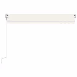 vidaXL Tenda da Sole Retrattile Automatica 400x350 cm Crema - Vista aggiuntiva 3