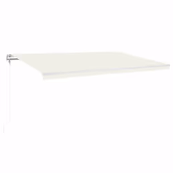 TendaAutomatica con Sensore Vento e LED 500x350 cm Cremacod mxl 126689 - Vista aggiuntiva 2