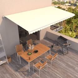Vidaxl - Tenda da Sole Retrattile Automatica 600x350 cm Crema