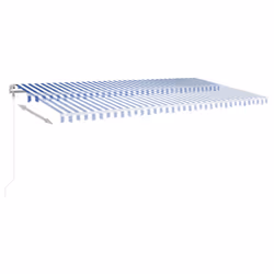 TendaAutomatica con Sensore Vento e LED 600x350 cm Blu Biancacod mxl 120563 - Vista aggiuntiva 3