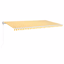 TendaAutomatica Sensore Vento e LED 600x350 cm Gialla Biancacod mxl 120565 - Vista aggiuntiva 2