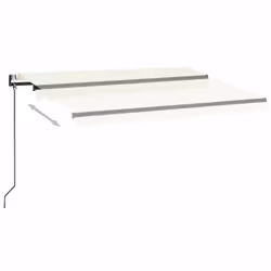 vidaXL Tenda da Sole Retrattile Automatica 350x250 cm Crema - Vista aggiuntiva 3