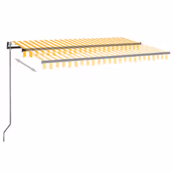 TendaAutomatica con Sensore Vento LED 450x300 cm Gialla Biancacod mxl 72642 - Vista aggiuntiva 3