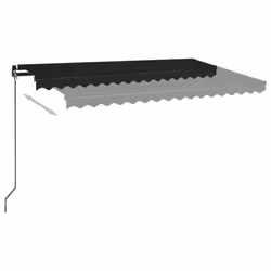 Tendada Sole Retrattile Manuale con LED 400x350 cm Antracitecod mxl 72644 - Vista aggiuntiva 3