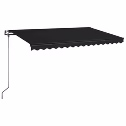 vidaXL Tenda da Sole Retrattile Automatica 400x350 cm Antracite - Vista aggiuntiva 2