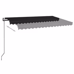 vidaXL Tenda da Sole Retrattile Automatica 400x350 cm Antracite - Vista aggiuntiva 3