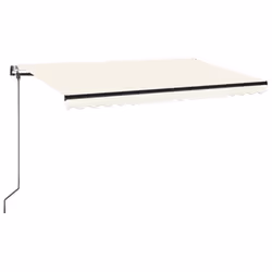 TendaAutomatica con Sensore Vento e LED 450x350 cm Cremacod mxl 120568 - Vista aggiuntiva 2