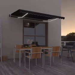 Create un luogo incantevole e fresco nei vostri spazi esterni con questa tenda da sole retrattile! Costruita con telaio in al ...