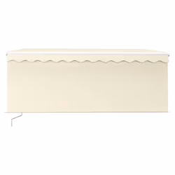 vidaXL Tenda da Sole Retrattile Manuale con LED 3x2,5 m Crema - Vista aggiuntiva 3