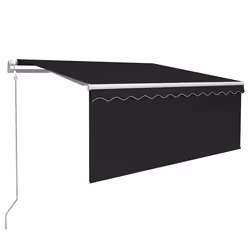 vidaXL Tenda Retrattile Automatica con Parasole 3,5x2,5 m Antracite - Vista aggiuntiva 2
