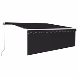 Tendada Sole Retrattile Manuale con Parasole 4x3 m Antracitecod mxl 129599 - Vista aggiuntiva 2