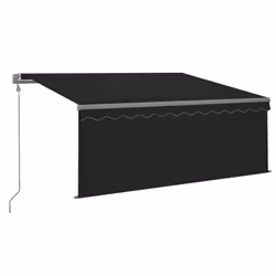 vidaXL Tenda Sole Retrattile Automatica con Parasole 3x2,5m Antracite - Vista aggiuntiva 2