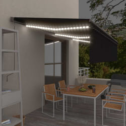 TendaAutomatica con Parasole Sensore Vento e LED 6x3 Antracitecod mxl 96654
