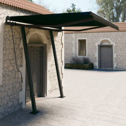 Vidaxl - Tenda da Sole Retrattile Automatica con Pali 3x2,5 m Antracite