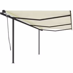 Allestite un angolo incantevole e fresco nel vostro patio e proteggetevi dai raggi UV con questa tenda da sole retrattile aut ...
