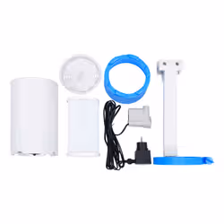 VidaXL 3070798 piscina fuori terra Piscina con bordi Piscina rotonda 7200 L Blu, Bianco - Vista aggiuntiva 8