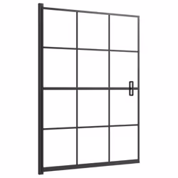 Pannello per Box Doccia in ESG 100x140 cm Nerocod mxl 128884 - Vista aggiuntiva 2