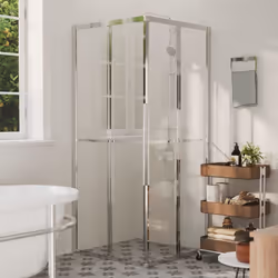 vidaXL Cabina Doccia ESG 80x80x180 cm - Vista aggiuntiva 3