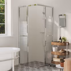 vidaXL Cabina Doccia ESG 80x80x180 cm - Vista aggiuntiva 3