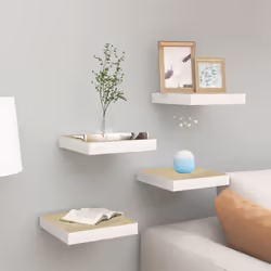 Queste mensole a muro sono pensate per essere il punto focale della vostra casa. Con un sistema di montaggio invisibile, ques ...