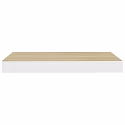 VidaXL 326573 scaffale MDF, Metallo Quercia, Bianco - Vista aggiuntiva 4