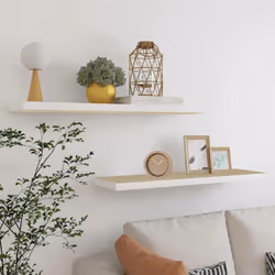 Queste mensole a muro sono pensate per essere il punto focale della vostra casa. Con un sistema di montaggio invisibile, ques ...