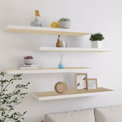Queste mensole a muro sono pensate per essere il punto focale della vostra casa. Con un sistema di montaggio invisibile, ques ...