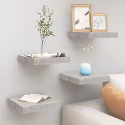 Queste mensole a muro sono pensate per essere il punto focale della vostra casa. Con un sistema di montaggio invisibile, ques ...