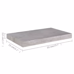 VidaXL 326594 scaffale MDF, Metallo Grigio - Vista aggiuntiva 6