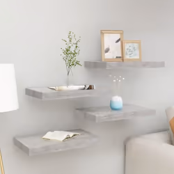Queste mensole a muro sono pensate per essere il punto focale della vostra casa. Con un sistema di montaggio invisibile, ques ...