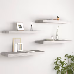 Questo set di 4 eleganti mensole da parete è pensato per essere il punto focale della tua casa. Con un sistema di montaggio i ...