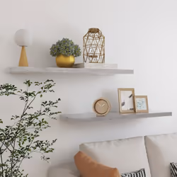 Queste mensole a muro sono pensate per essere il punto focale della vostra casa. Con un sistema di montaggio invisibile, ques ...