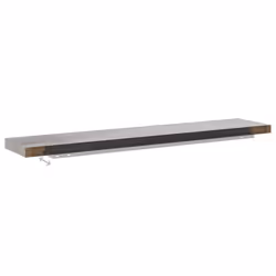 VidaXL 326606 scaffale MDF, Metallo Grigio - Vista aggiuntiva 5