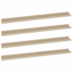 Mensole da Parete 4 pz Rovere Sonoma 100x9x3 cmcod mxl 127452 - Vista aggiuntiva 2