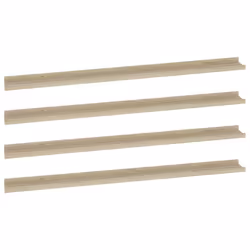 vidaXL Mensole da Parete 4 pz Rovere Sonoma 115x9x3 cm - Vista aggiuntiva 2
