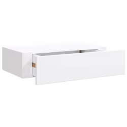 vidaXL Scaffale con Cassetti da Parete Bianco 40x23,5x10 cm in MDF - Vista aggiuntiva 2