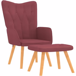 Questa poltrona relax con sgabello ha un design chic ed elegante e aggiungerà un tocco moderno al vostro arredamento. Caratte ...