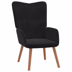 VidaXL 327661, Velluto, Nero, Schiuma, 615 mm, 690 mm, 955 mm