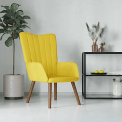 Vidaxl - Poltrona Relax Giallo Senape in Velluto
