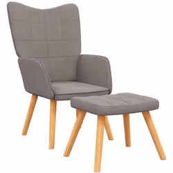 Questa poltrona relax con sgabello ha un design chic ed elegante e aggiungerà un tocco moderno al vostro arredamento. Questa ...