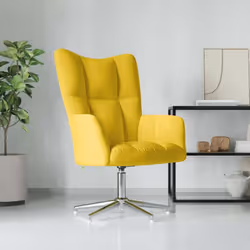 Questa poltrona relax ha un design chic ed elegante e aggiungerà un tocco moderno al vostro arredamento. Questa sedia con bra ...