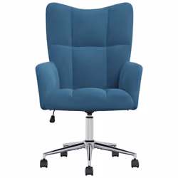 Poltrona Relax Blu in Vellutocod mxl 125844 - Vista aggiuntiva 3