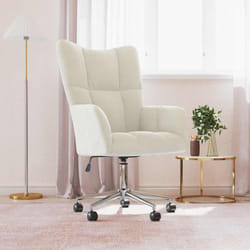 Poltrona Relax Bianco Crema in Vellutocod mxl 96540