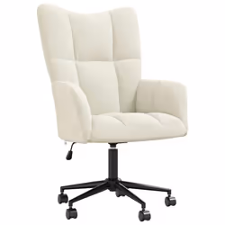 Poltrona Relax Bianco Crema in Vellutocod mxl 96540 - Vista aggiuntiva 2