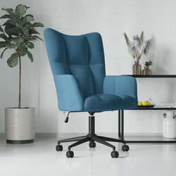 Poltrona Relax Blu in Vellutocod mxl 72555